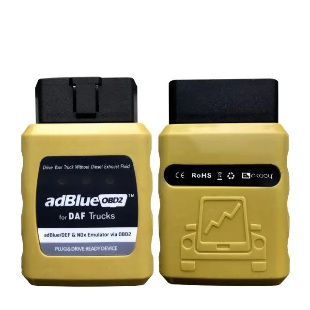 Emulador de Adblue Эмулятор AdblueOBD2 грузовики сканер дизель сверхмощный грузовик сканирующий инструмент OBD2 штекер и привод