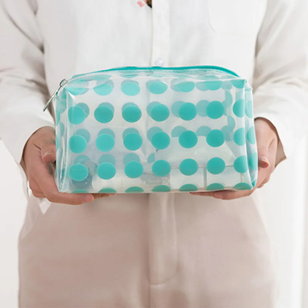 

New Women Cosmetic Bag Travel Transparent Women PVC Small Makeup Bags Wash Pouch Shower Beauty Organizer Waterproof Storage Bag