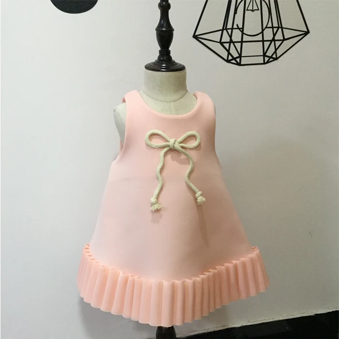 

2017 new autumn & spring girls princess dress space cotton vest dress solid cute children dress chidlren clothing CD-00009