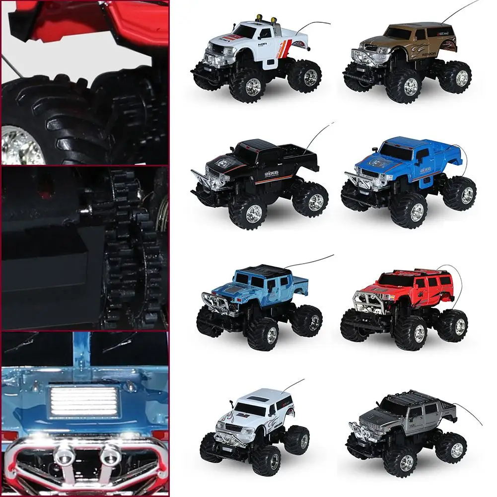 Мини 1:58 пульт дистанционного управления зарядка игрушечный автомобиль-мини кросс-кантри игрушка для автомобиль Hummer для детей используется в качестве коллекции и украшения
