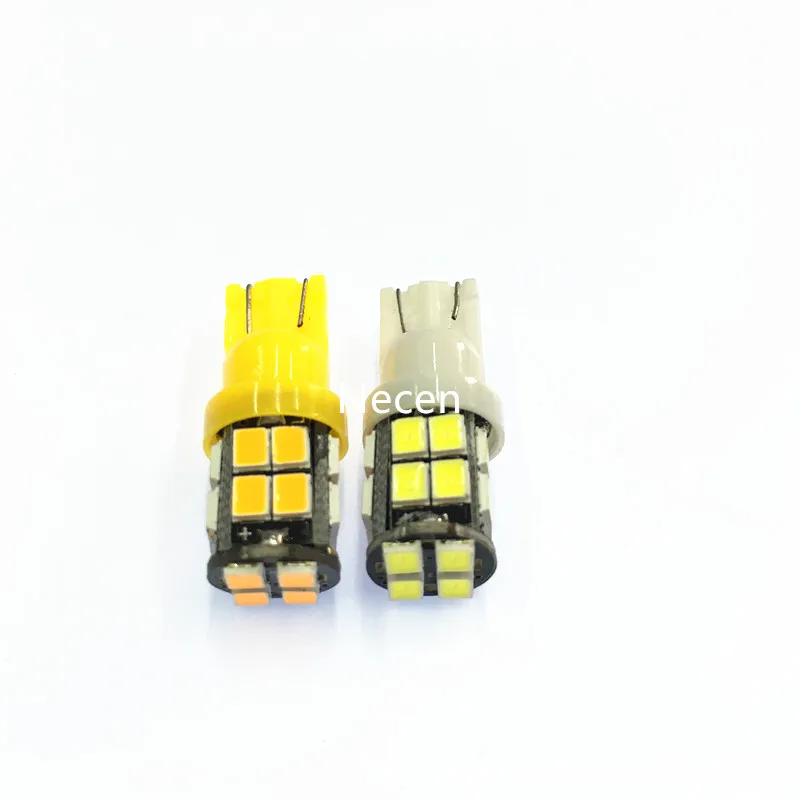 

10PCS/lot LED Car Auto LED T10 2835SMD 20LEDS Canbus LED Light Bulb No error led parking Fog light Auto Lamp
