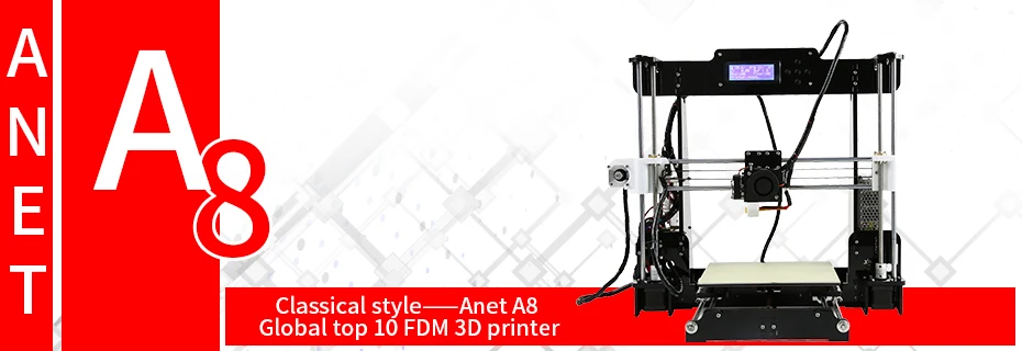 Anet 10 шт./лот 3D-принтеры Запчасти Экструдер Насадка 0,2/0,3/0,4/0,5/0,6 мм печатающая головка для Makerbot MK8 Ultimaker 3D-принтеры 1,75 мм