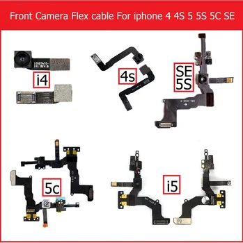 

Front Facing Camera Module Flex Cable For iPhone 4 4s 5 5S 5C SE small camera & light proximit sensor flex cable with microphone