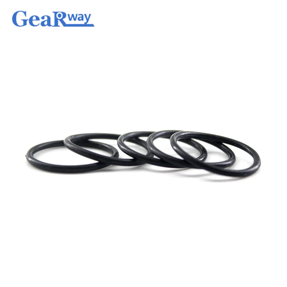 Уплотнительное кольцо Gearway черное NBR толщина 1 5 мм уплотнительное шайба 21/22/23/24/38/40