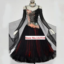 Women Standard Ballroom Dress High Quality Custom Made Ballroom Dancing Costume For Lady Waltz Tango Dance Dresses