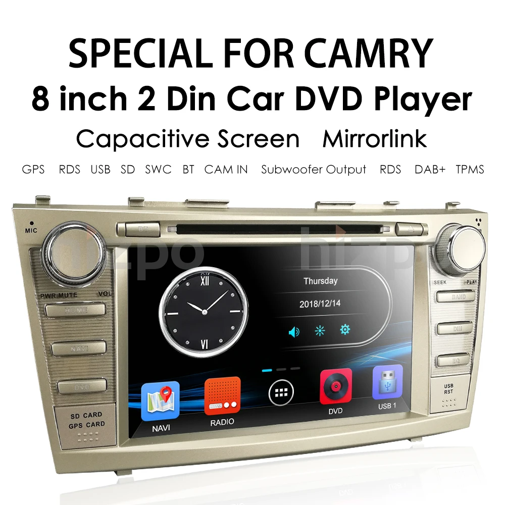 Excellent Hizpo 2 Din Car Radio GPS Car DVD Player For Toyota Camry 2007 2008 2009 2010 2011 Aurion 2006 Car Audio SWC 2 Excellent Hizpo 2 Din Car Radio GPS Car DVD Player For Toyota Camry 2007 2008 2009 2010 2011 Aurion 2006 Car Audio SWC 2