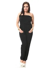 plus size casual jumpsuit women with 2 colors Loose playsuit Sexy dot print jumpsuit with pockets design 3xl-7xl 1055
