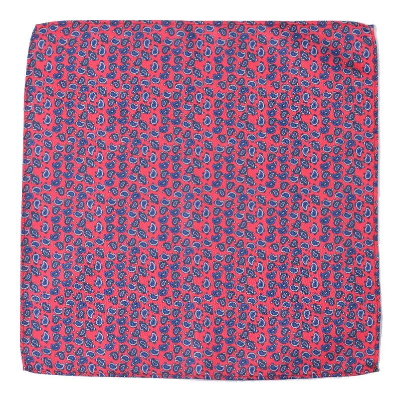 Портной Смит стиль Hankies Яркие Красочные Пейсли карманные квадратные винтажные Платки Шарфы мужские карманные модные аксессуары