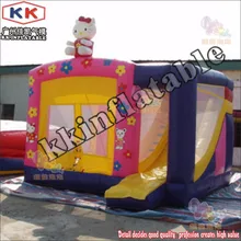 Горячая распродажа дешевые коммерческие гигант Дети прыжки вышибала дом combo надувной дом с горкой
