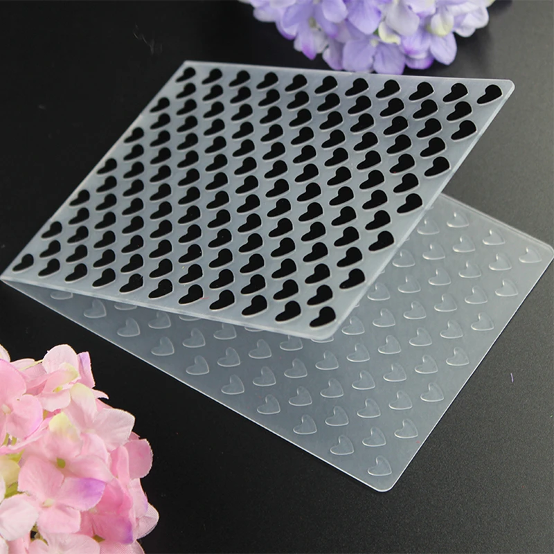 

YLEF032 Love Plastic Embossing Folder For Scrapbook Stencils DIY Photo Album Cards Making Decoration Template Mold 10.5*14.5cm