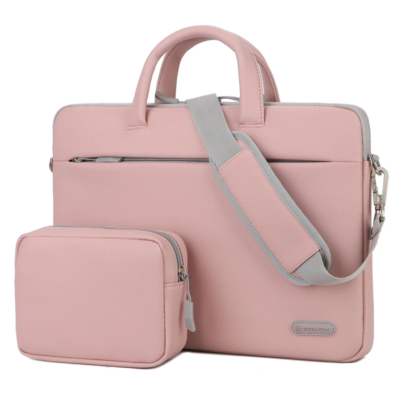 pink laptop messenger bag
