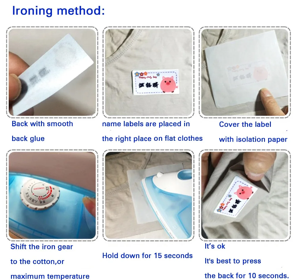 На заказ, милый мультфильм/можно гладить или сшить/органический хлопок/одежда этикетки/ребенок имя этикетка логотип метки/мультфильм животное имя этикетка