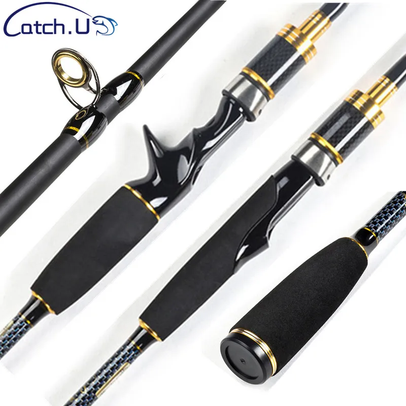 

Catch.U Fishing Rod M Power Lure Fishing Spinning Rod 1.8M 7-25g 10-20LB Hard Casting Carbon Fiber Travel Spinning Fishing Rods