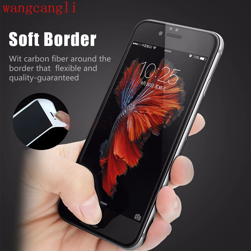 Wangcangli 3D для iphone 6s 7 Защитное стекло экрана 8 plus бронированное устойчивое к