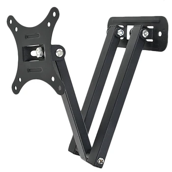 

Universal 15Kg Adjustable Flat Panel Frame Tv Wall Mount Bracket Support 10 Degrees Tilt For 10-26 Inch Lcd Led Monitor