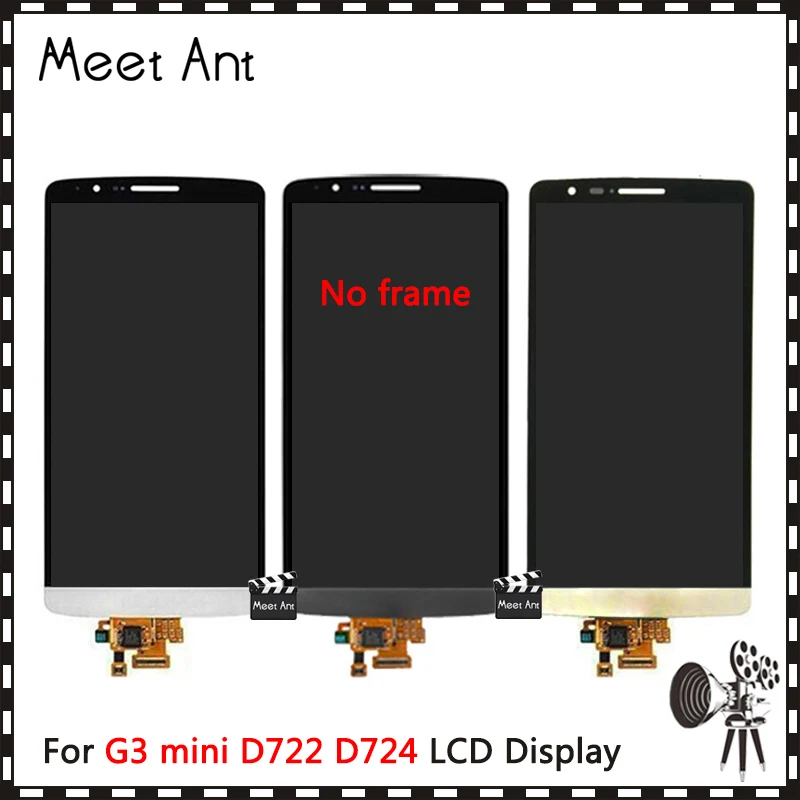 

High Quality 5.0'' For LG G3 mini D722 LCD Display Screen With Touch Screen Digitizer Assembly
