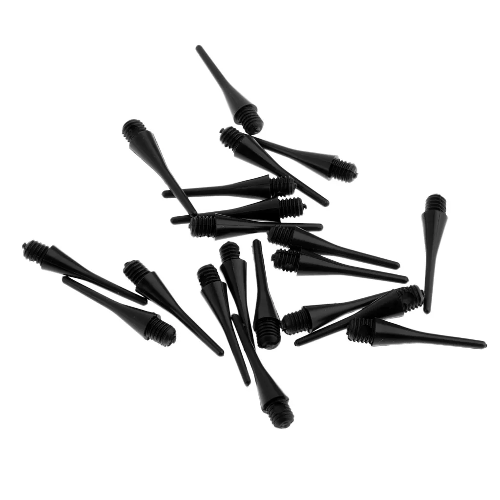 (Pack of 20) 2BA Thread Soft Tip Dart Points for Electronic Dartboard Indoor Game Dart Boards Target Backboard Supplies