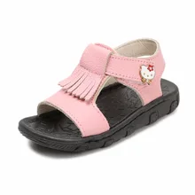 2016 Summer PU mini melissa Children Shoes Girls Sandals Rhinestone Gold Princess Flats Girls Shoes Baby Girl Kids Sandals