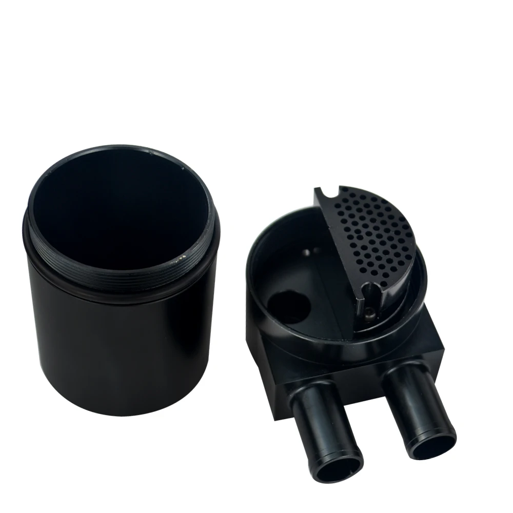 VR-Черный алюминиевый сплав резервиор маслоуловитель БАК с шланг радиатора для BMW N54 335i 135i E90 E92 E82 2006-2010 VR-TK56
