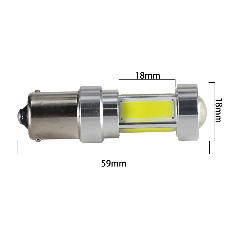 2 шт. S25 P21W 1156 BA15S 1157 BAY15D Шина CAN автомобиль светодиод лампочка 12 v COB Авто Резервное
