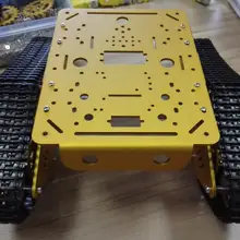 Здравствуйте производитель T300-M Золотой металлический бак шасси Robbot шасси