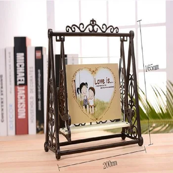 

UBRUSH Creative Swing Photo Frame Resin Black And White 13*8.5cm Europe For 5 Inch Photo Photo Frame For Home For Gift