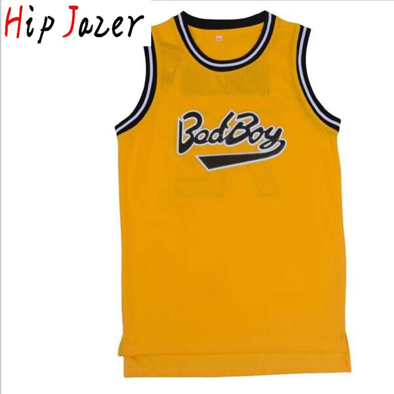 Фильм Баскетбол Джерси мужские уличные танцы футболки для хипхопа Small#72 Bad boy рубашка Большой сшитый спортивный Джерси