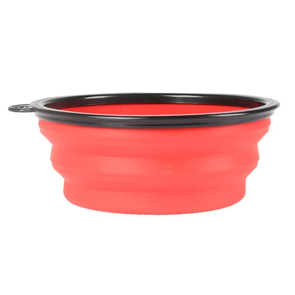 Pet Folding Bowl Pet Dog Food Water Feeding Portable Travel Bowl With A Safety Buckle Healthy And Non-toxic Pet Folding Bowl Pet Dog Food Water Feeding Portable Travel Bowl With A Safety Buckle Healthy And Non-toxic