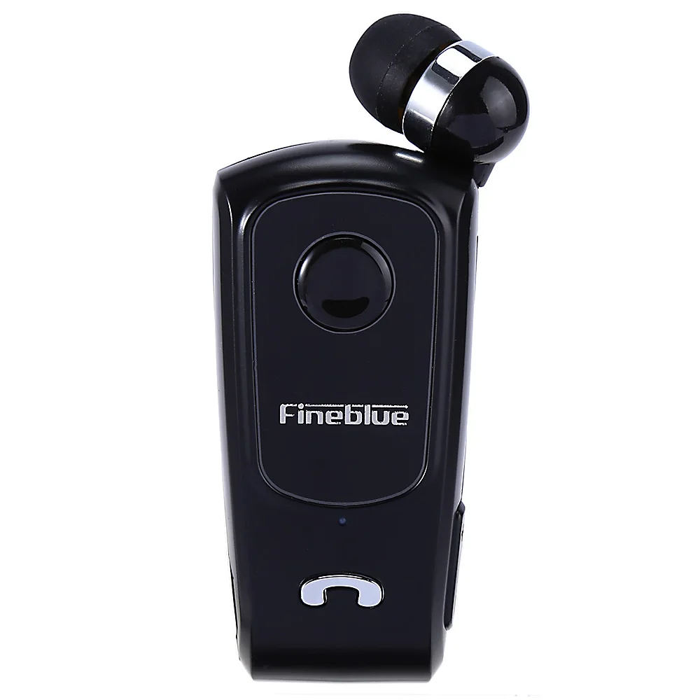 FINEBLUE F920 Беспроводные Bluetooth V4.0 наушники-вкладыши драйвер Hands Free Звонки напоминание носить клип гарнитура спортивные беговые наушники - Цвет: Black