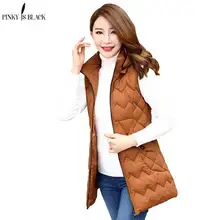 PinkyIsBlack Autumn Winter Women Vest 2018 New Fashion Long Ladies Vest Jacket Coat Thicken Hooded Warm Winter Women Waistcoat PinkyIsBlack Autumn Winter Women Vest 2018 New Fashion Long Ladies Vest Jacket Coat Thicken Hooded Warm Winter Women Waistcoat