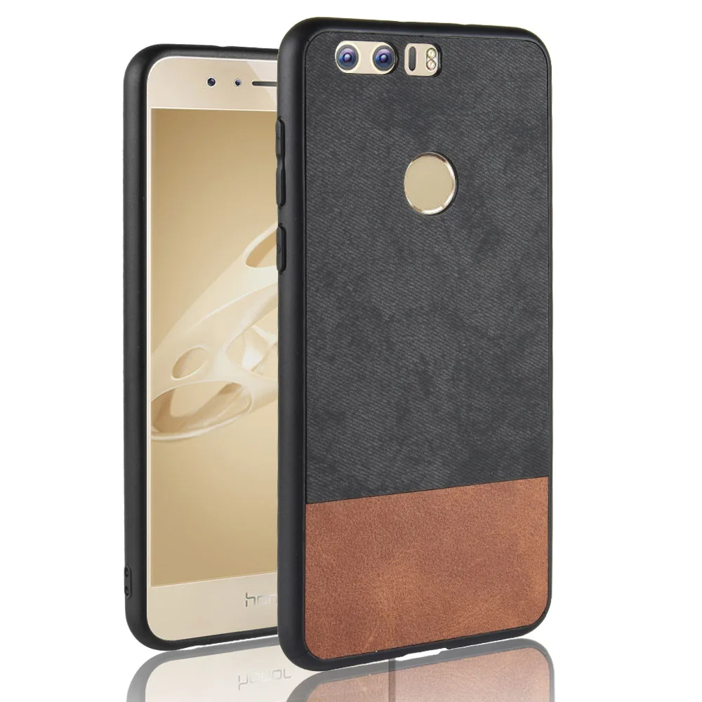 

For Huawei Honor 8 Case 5.2 inch Luxury Cowboy PU Leather Back Cover ShockProof Case For Huawei Honor8 FRD-AL00 Full Phone Cases