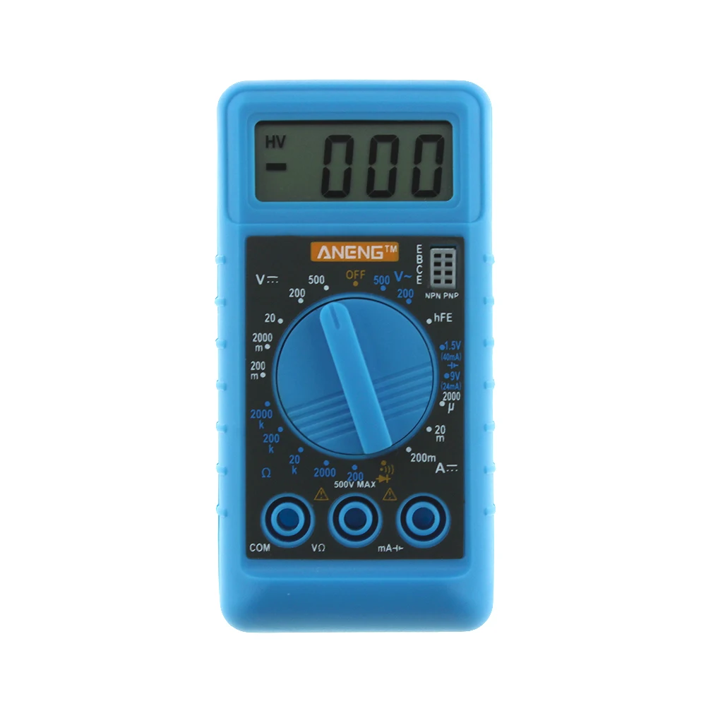 

Mini Digital Multimeter Pocket DMM AC/DC Voltage Resistance Power Meter Voltmeter OHM Testersr With Buzzer Electronic Test