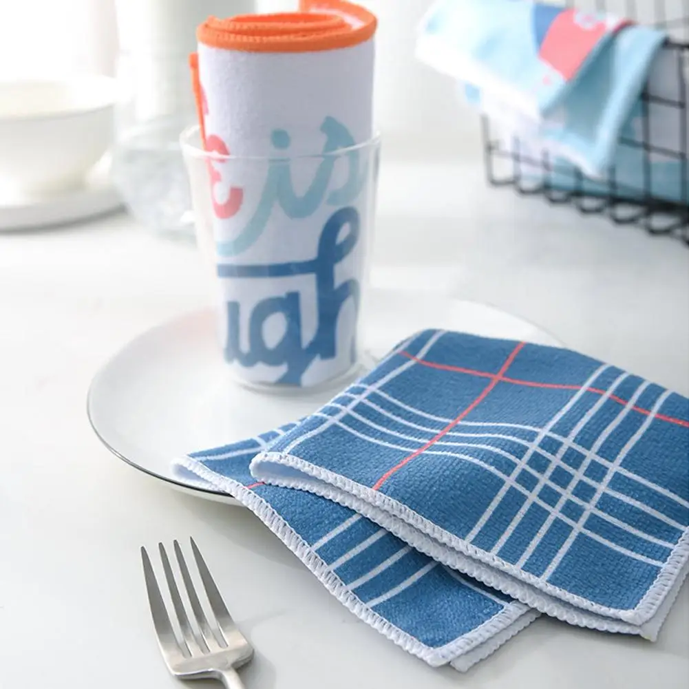4 PCS Kitchen Dish Towel Set 100 Percent Cotton Cleaning Towel Kitchen Dish Cloth Tableware Household Cleaning Towel Kichen Tool 4 PCS Kitchen Dish Towel Set 100 Percent Cotton Cleaning Towel Kitchen Dish Cloth Tableware Household Cleaning Towel Kichen Tool