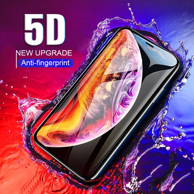 Защитное стекло 5D закаленное для Iphone x/xs max/xr/6/7/8 plus|Защитные стёкла и плёнки| |
