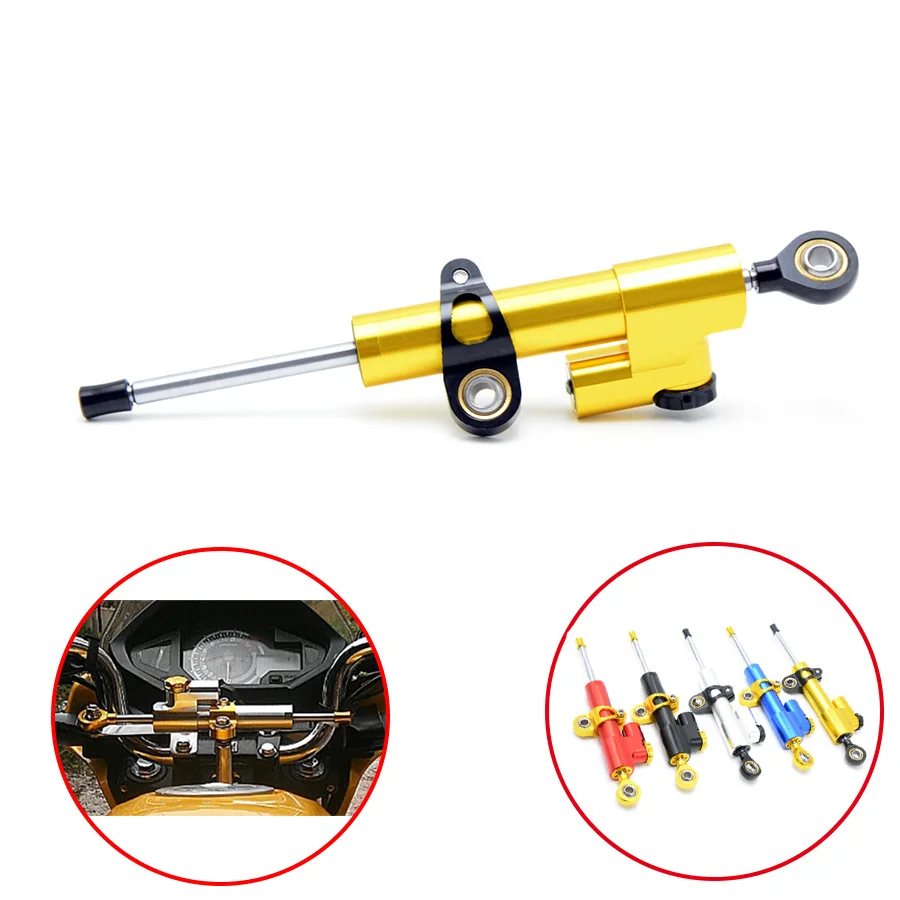 Universal Motorcycle Damper Steering Stabilizer Moto Linear Safety
