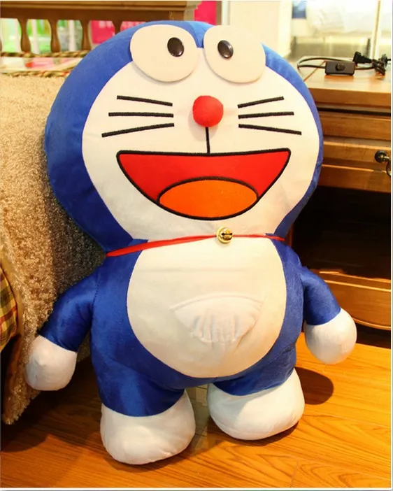 Hot sale 20cm 40cm Baby Plush Doll Infant Cut Stuffed Toys Doraemon cat