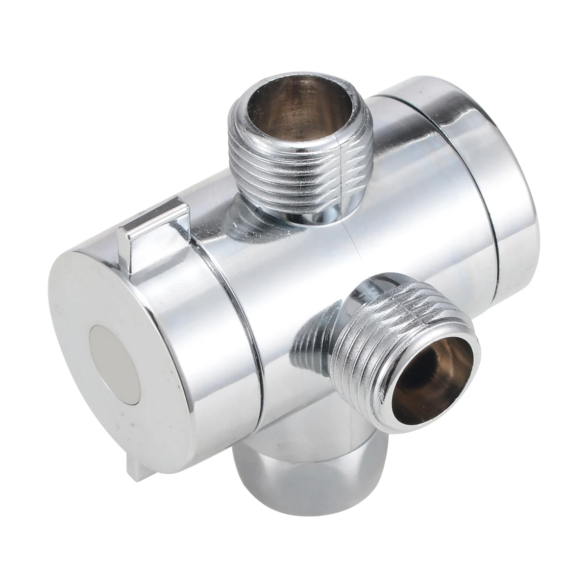 1pc 1/2inch 3 Way T adapter Diverter Bath Arm Mounted Connector Diverter Bath Adjustable Shower Diverter Valve Bathroom Part