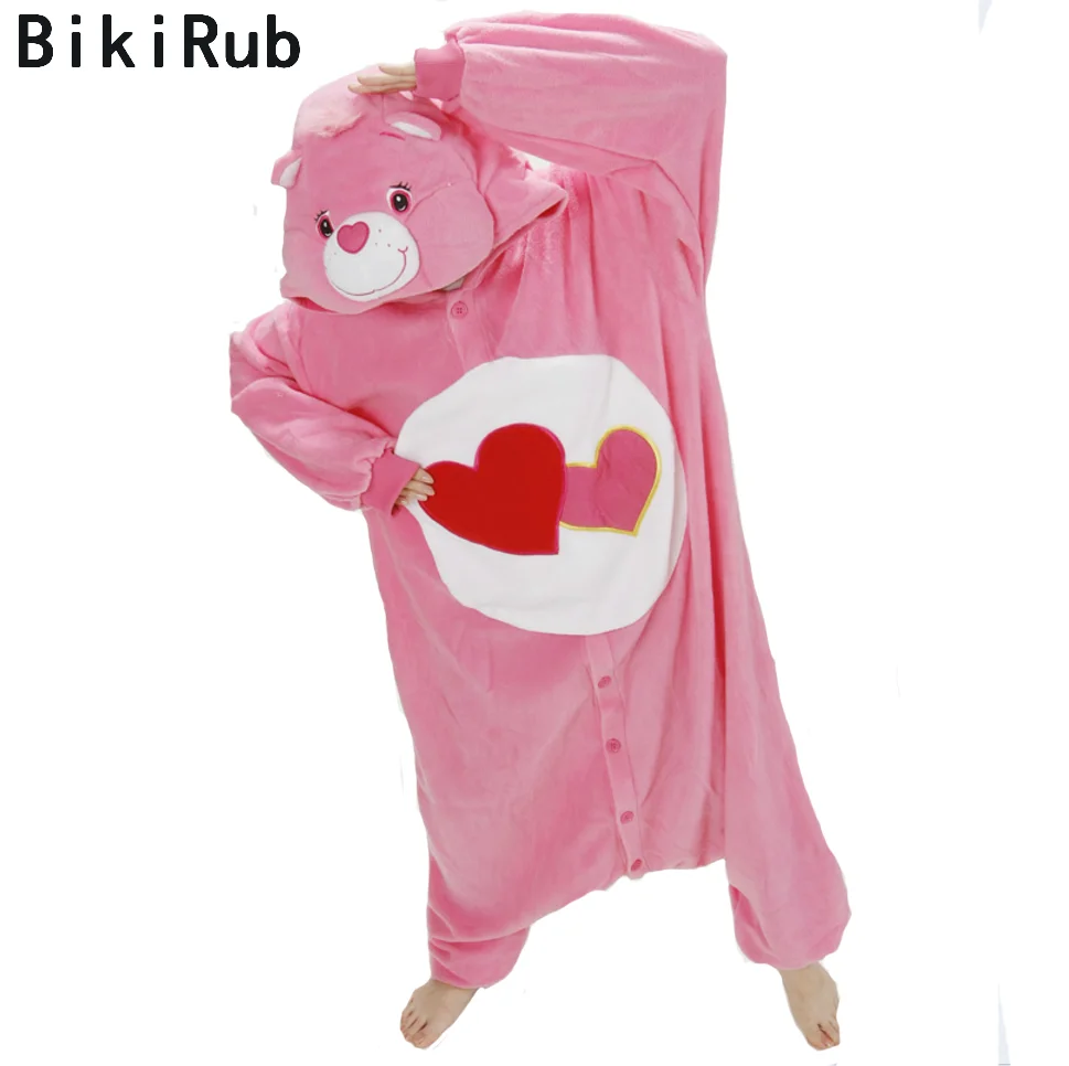 Bikiurub 2019 унисекс пижамы с животными женские флисовые пижамные комплекты Милая