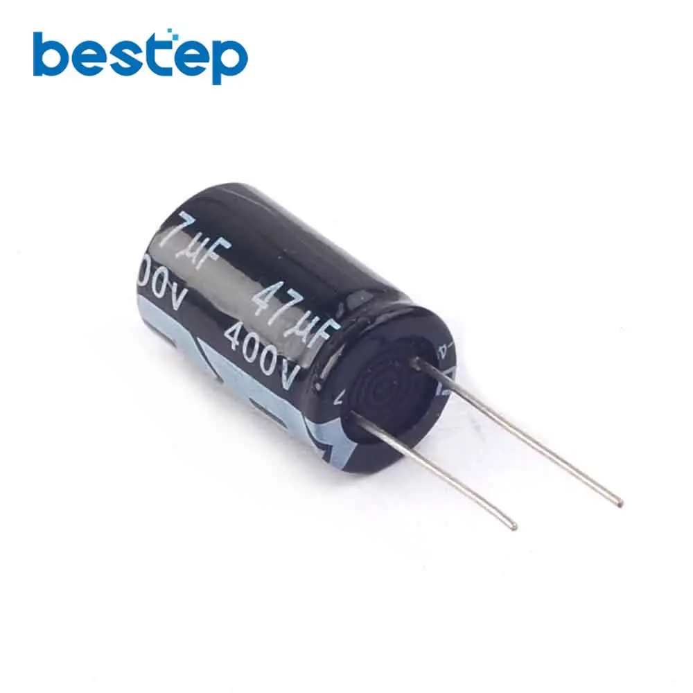 10PCS 47UF 400V 16X25mm Aluminum Electrolytic Capacitor