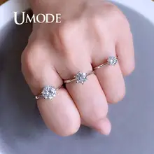 UMODE, обручальное кольцо, корейское кольцо, набор для женщин, модное ювелирное изделие, циркониевое кольцо, обручение, массивные аксессуары, подарок на любовь, JR0012D
