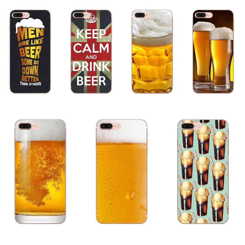 

TPU Capa Case For Samsung Galaxy Note 5 8 9 S3 S4 S5 S6 S7 S8 S9 S10 mini Edge Plus Lite Drink Beer
