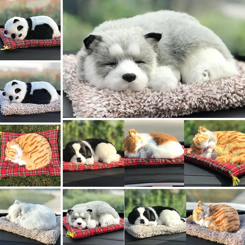 

Activated Carbon Simulation Dog Purifying Air Plush Toys Dolls Remove Formaldehyde Car Styling XR657