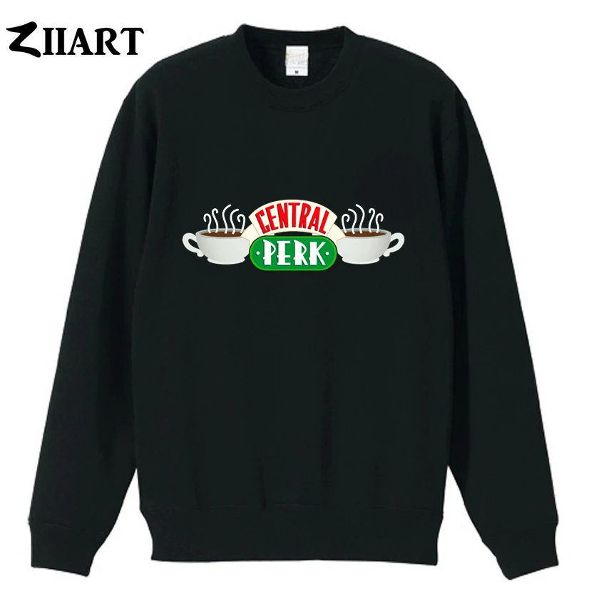 

central perk Cafe friends tv show logo couple clothes boys man male cotton autumn winter fleece Sweatshirt