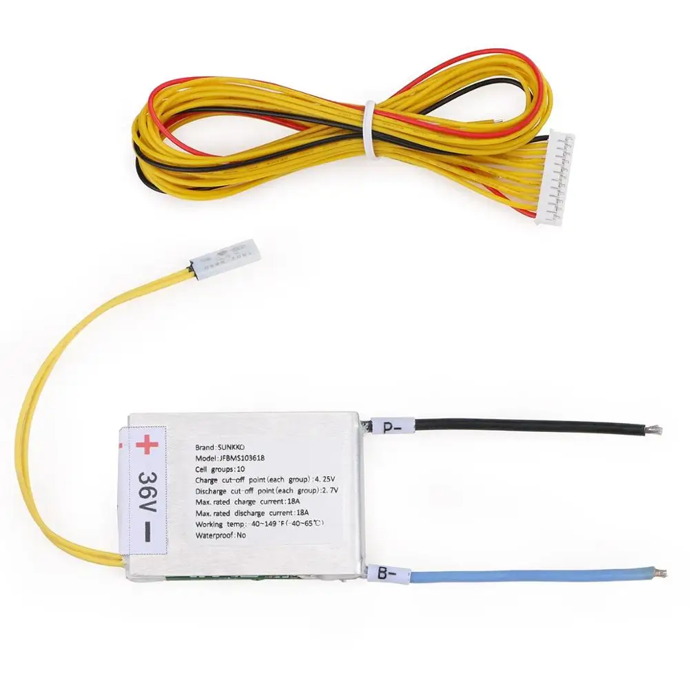 

36V 10s 18A Battery Management System(BMS)