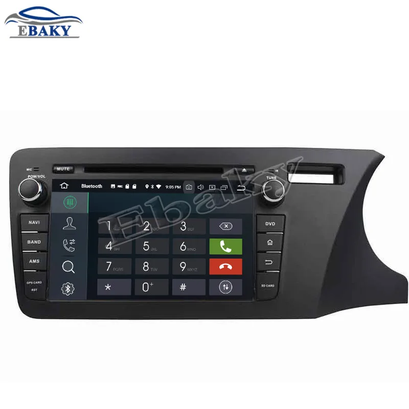 Sale NaviTopia 8inch 4GB RAM 64GB ROM Octa Core Android 9.0 Car DVD Player For Honda CITY 2014 Right/GPS/WIFI 17