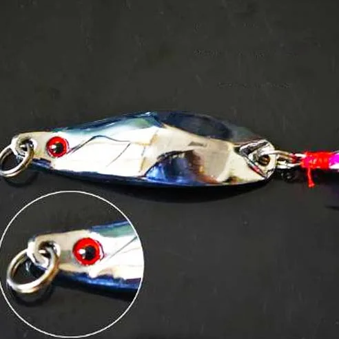 hot sale Fishing Lures 14g/5cm spinner Tackle paillette spoon Free shipping 5pcs free | Спорт и развлечения