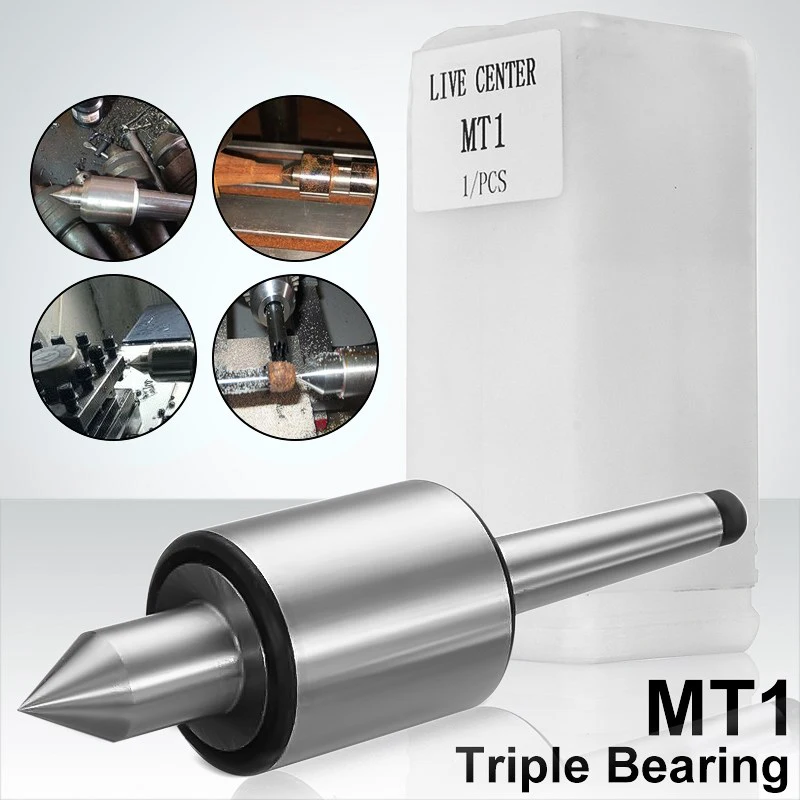 

Mt1 Precision Rotary Live Center Taper Triple Bearing Lathe Medium Duty For High Speed Turning Cnc Work