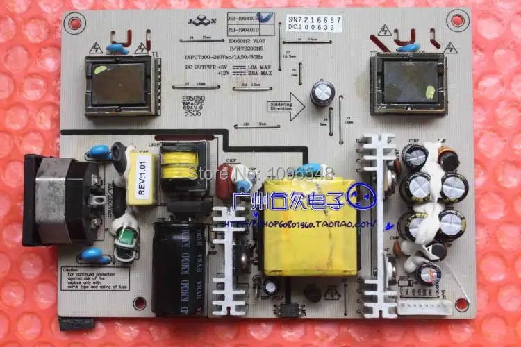 

Free Shipping>Original 100% Tested Work LA760 Power Board I0060112 V1.02 72200115 JSI-190401B