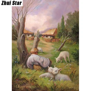 

Full Square Diamond 5D DIY Diamond Painting "Tree man" Embroidery Cross Stitch Rhinestone Mosaic Painting Home Decor