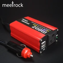 Inversor de corriente para coche de 200W, convertidor de corriente cc 12v a CA 220v y CA 110v, adaptador de cargador usb 150W, modificado automático portátil, ahorra 12, 220 y 180W